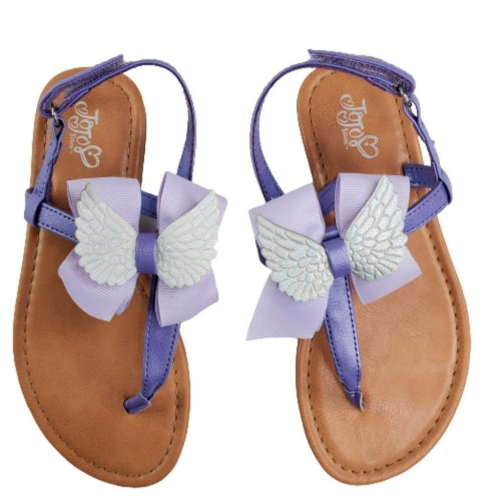 Jojo Siwa Angel Wings Purple Violet Sandals Women' - Picture 6 of 6